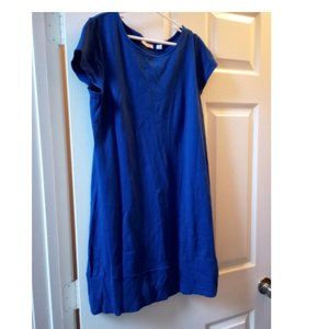 Bright Blue New York and Company T-Shirt Dress, Size M